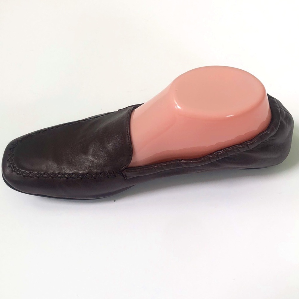 Authentic Prada Brown Leather Flats - image 4